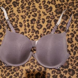 Calvin Kline Grey and Black Bra 36C